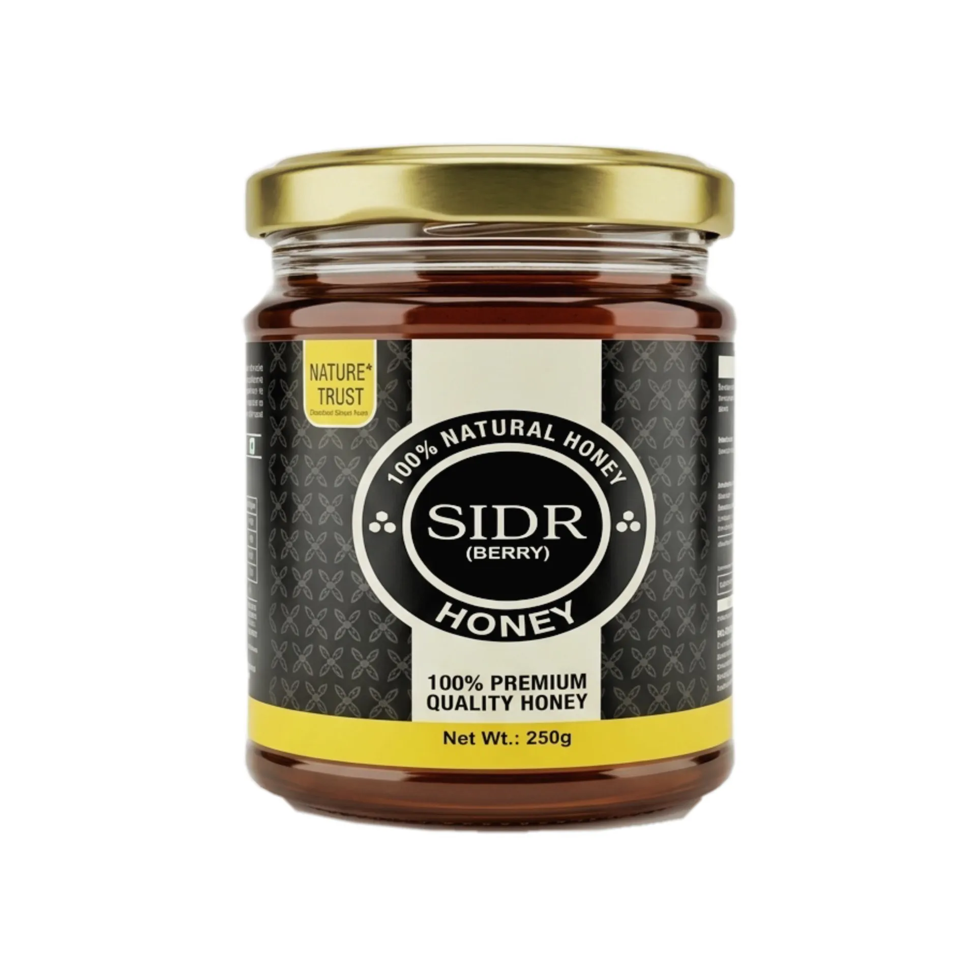 Nature Trust SIDR Honey Raw Honey 250g- Unprocessed, Unfiltered, Unpasteurized Pure & Premium Himalayan & 100% Pure 250g for Weight Loss Cough and Digestive Disorders